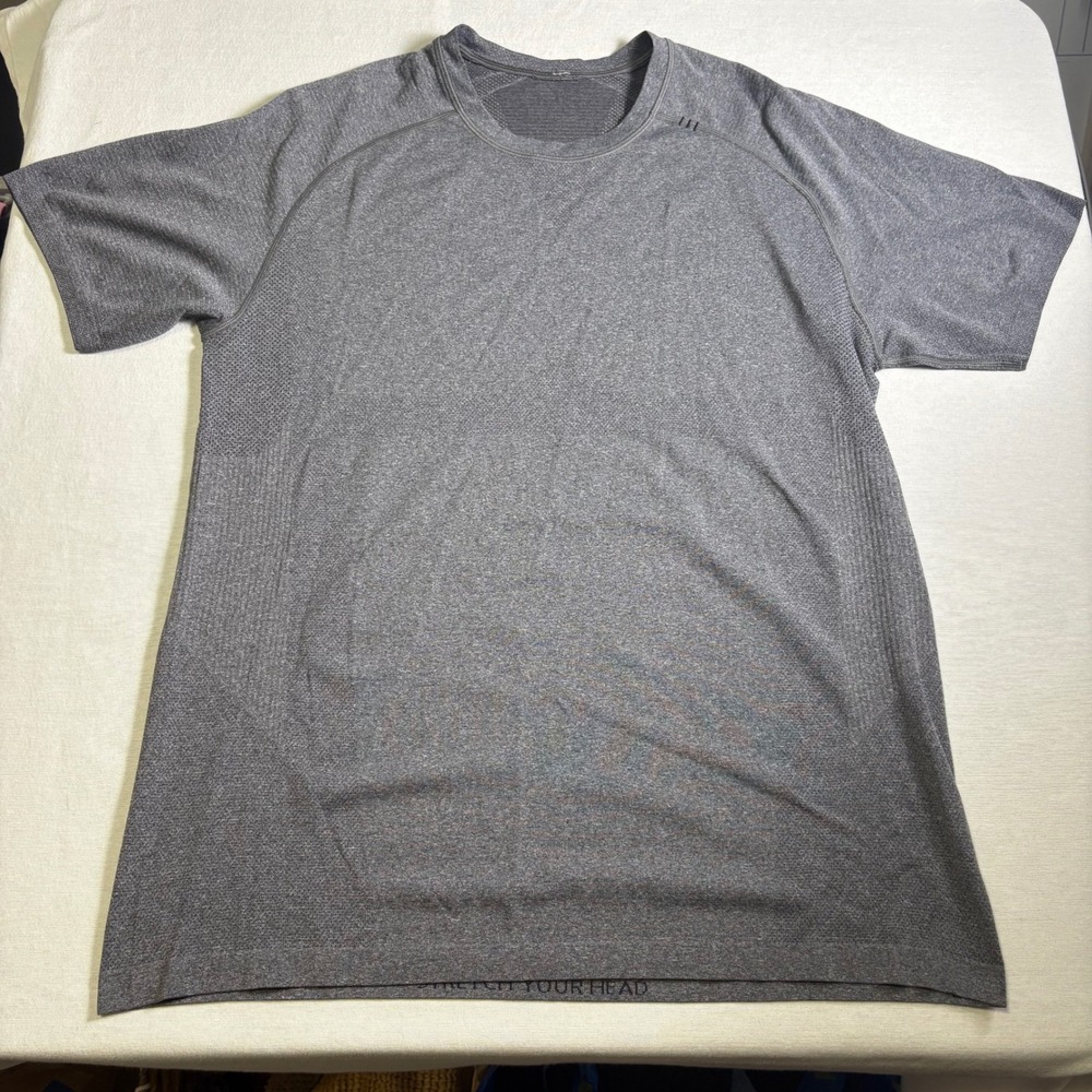 Lululemon, Metal Vent Tech Shirt, Grey, Large, MSRP $78